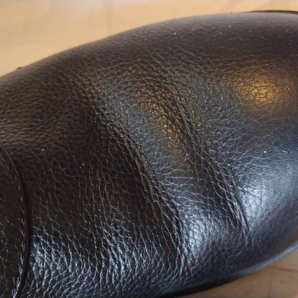B.o.c. Pebbled Black Leather Fold-Over Boot - Picture 7 of 8